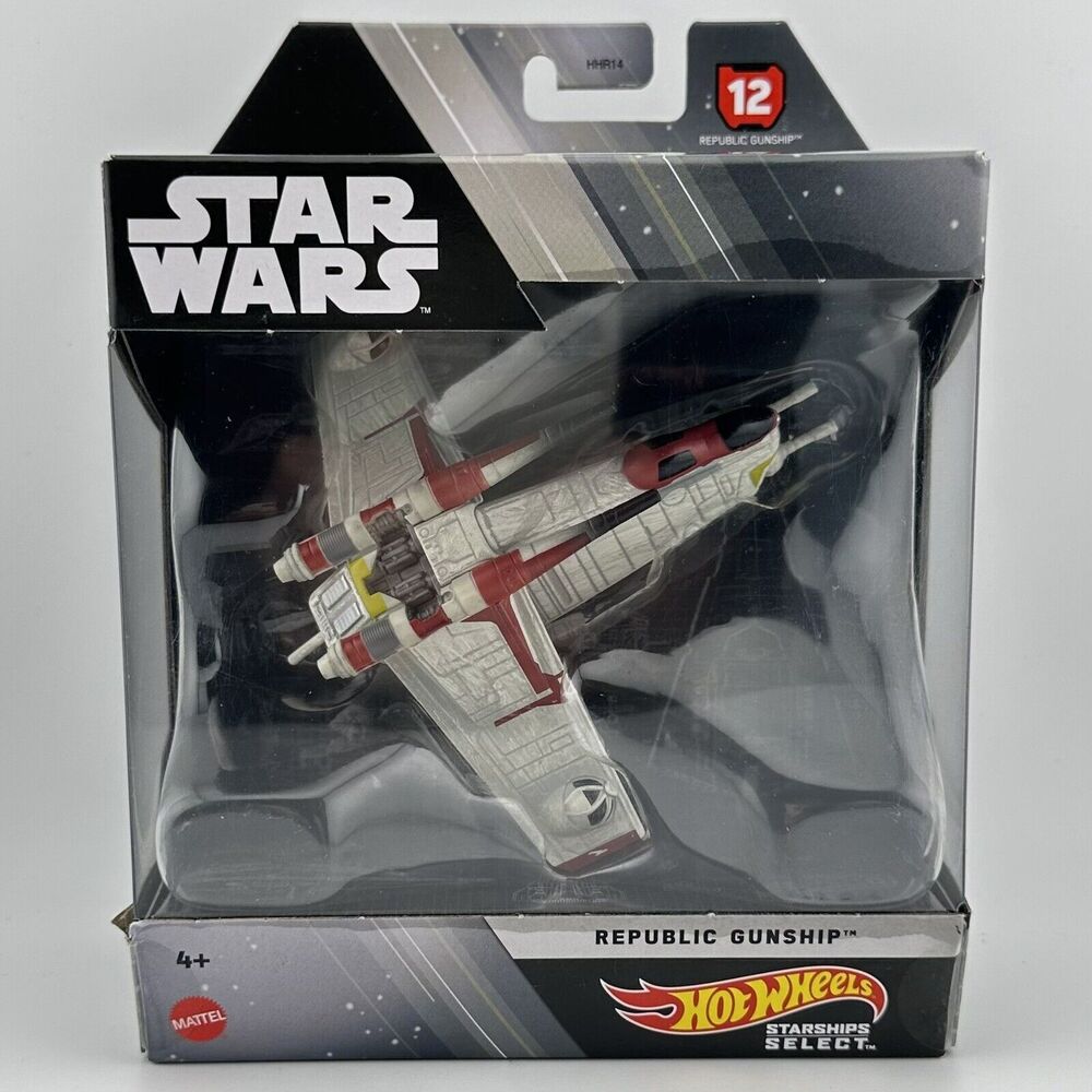Hot Wheels Star Wars Starships Select 2022 Republic Gunship #12